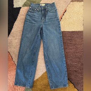 Madewell Vintage Blue Cropped Jeans